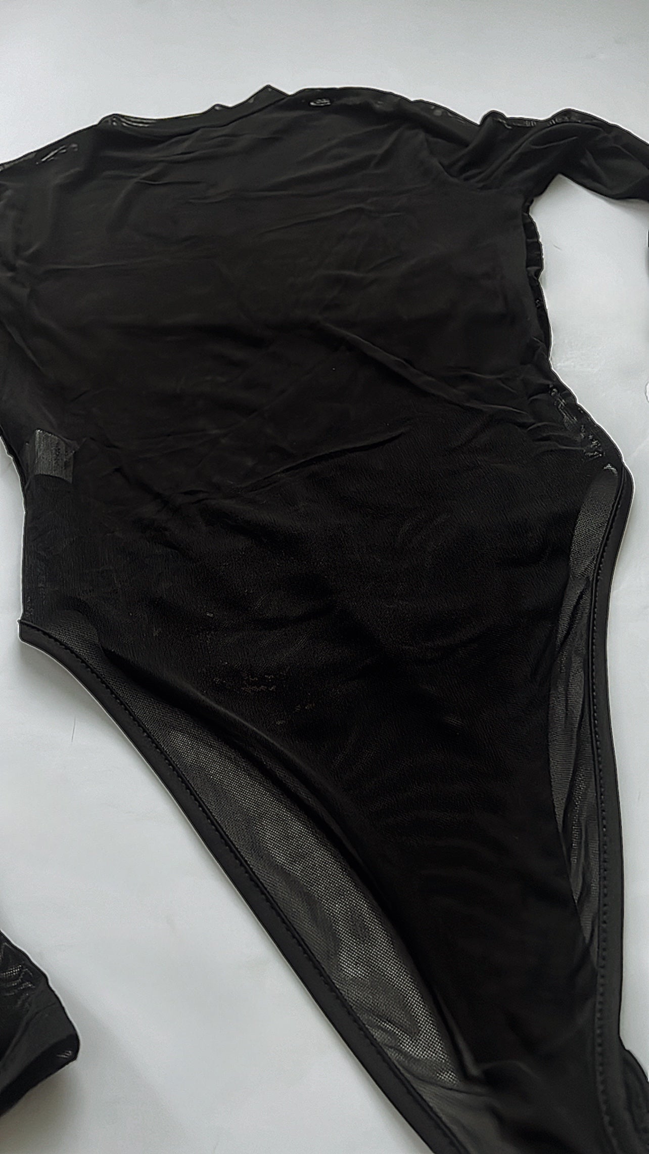 End of You Velvet Snake Mesh Bodysuit - Theblackcrownboutique