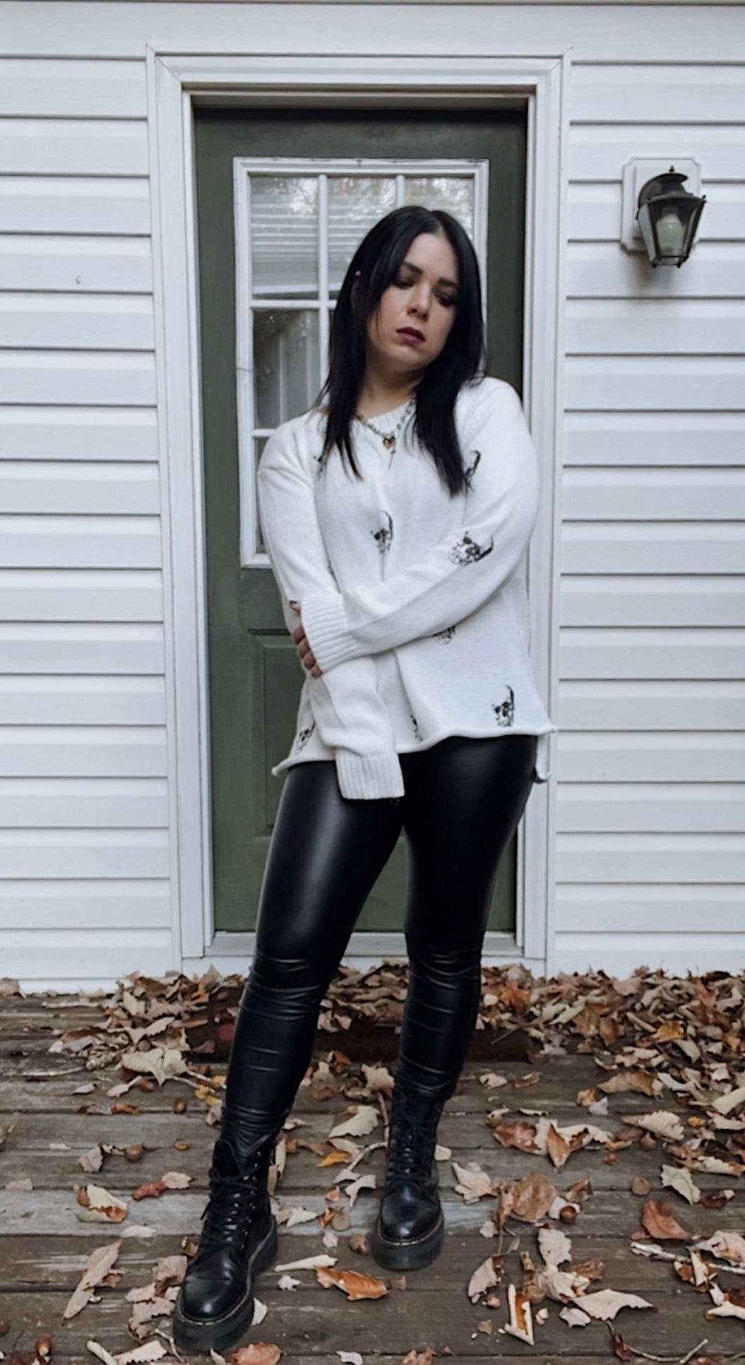 Dying To Love Skull Sweater