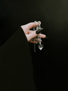 RESTOCKED Love Burns Heart Chain Necklace - Theblackcrownboutique