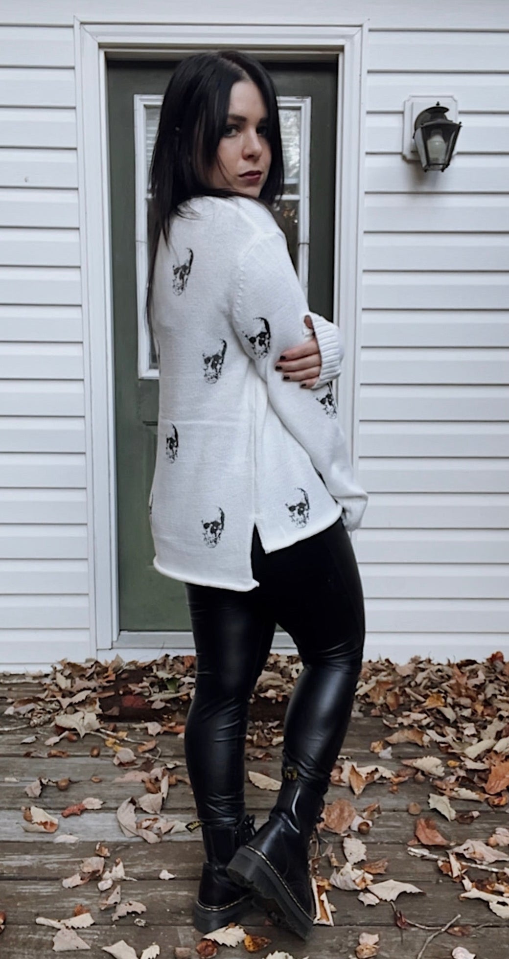 Dying To Love Skull Sweater