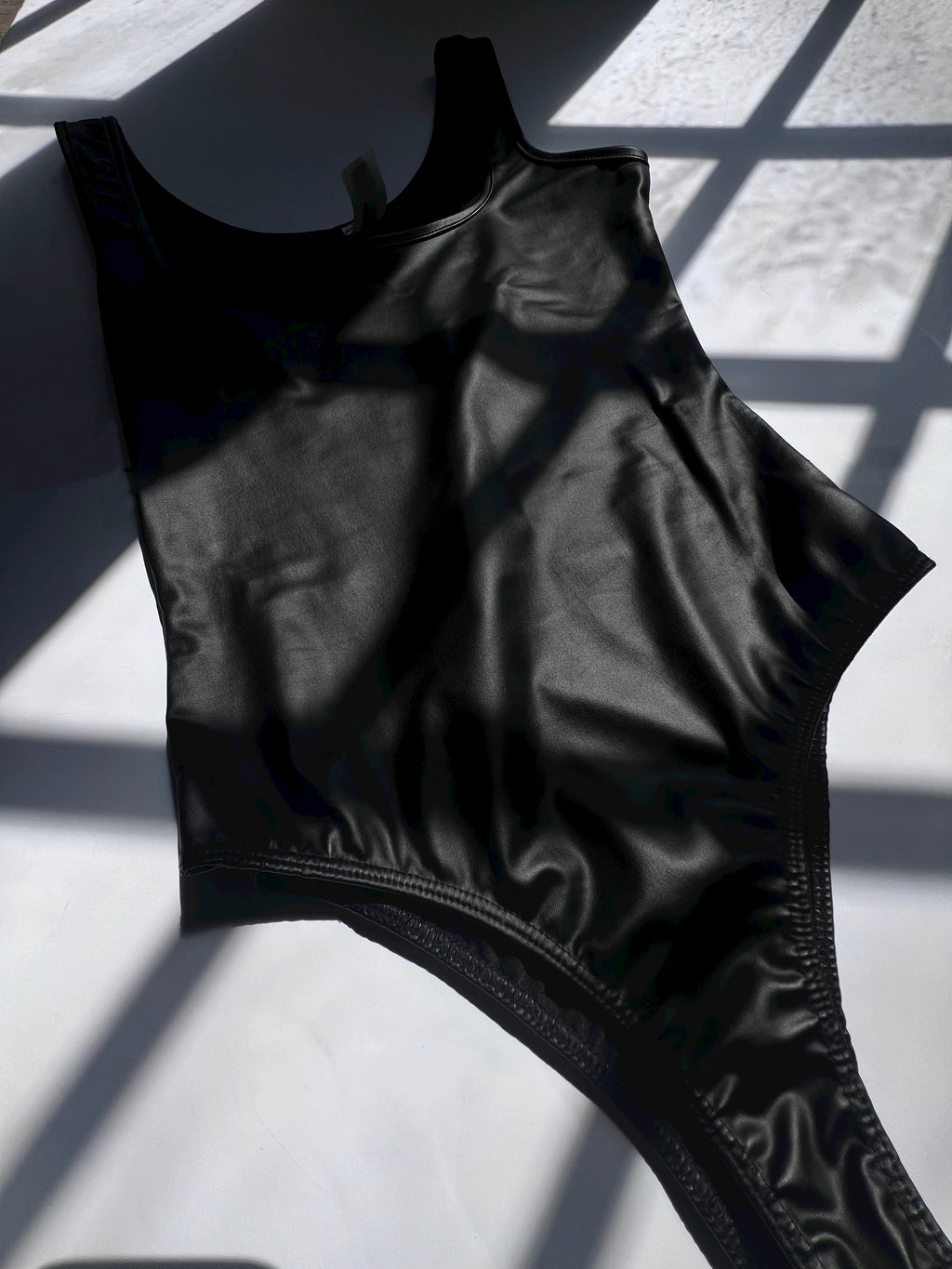Lesser Gods Faux Leather Bodysuit (SM - 3XL) - Theblackcrownboutique